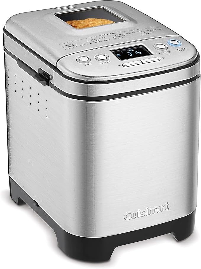 Cuisinart CBK-110C Compact Automatic Bread Maker, Stainless Steel-1