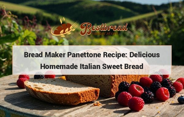 Bread Maker Panettone Recipe: Delicious Homemade Italian Sweet Bread