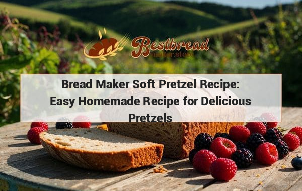 Bread Maker Soft Pretzel Recipe: Easy Homemade Recipe for Delicious Pretzels