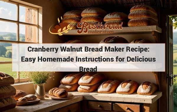 Cranberry Walnut Bread Maker Recipe: Easy Homemade Instructions for Delicious Bread