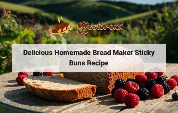 Delicious Homemade Bread Maker Sticky Buns Recipe