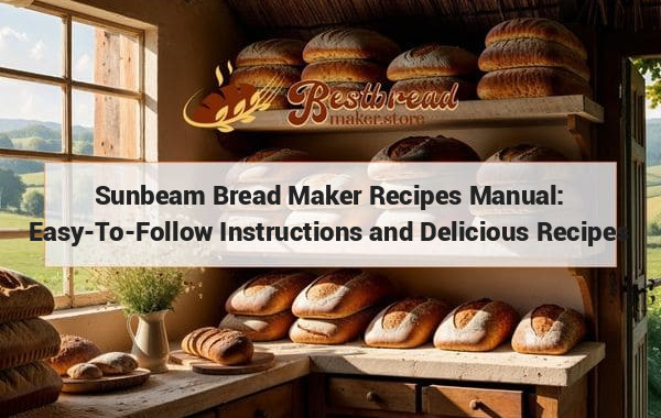 Sunbeam Bread Maker Recipes Manual: Easy-To-Follow Instructions and Delicious Recipes